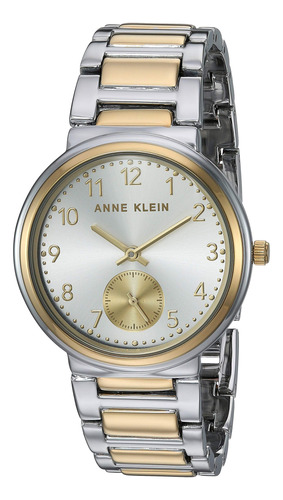 Reloj Mujer Anne Klein Dos Tonos. Fácil Lectura.
