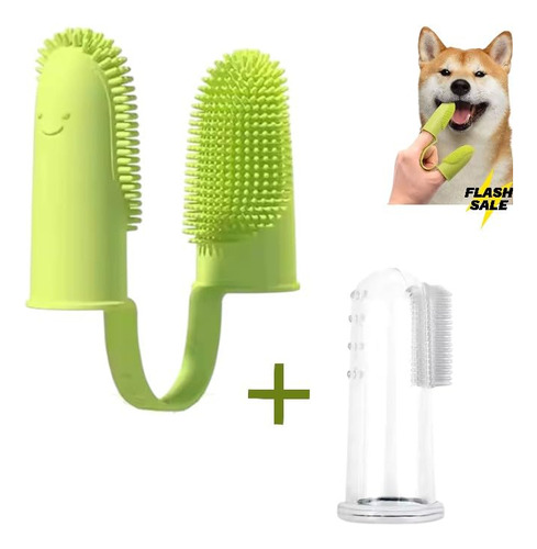 Cepillo De Dientes Doble Mascota Perro, Gato, Cerdas