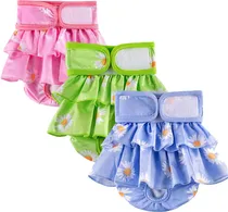 Comprar Pañales Para Perras De Faldas De Moda Talla L Paquetes De 3