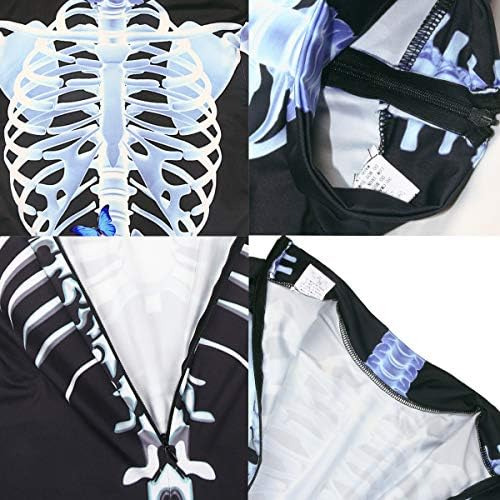Youmay - Disfraz De Vampiro Con Estampado 3d De Esqueleto De