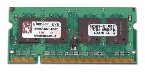 Memoria Ram Notebook Kingston 512mb Sodimm Ddr2 Pc2-4200