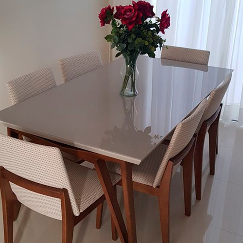 Envelopamento Fendi Laca Para Mesa Lavável 1,50m X 60cm Cor Fendi Brilho