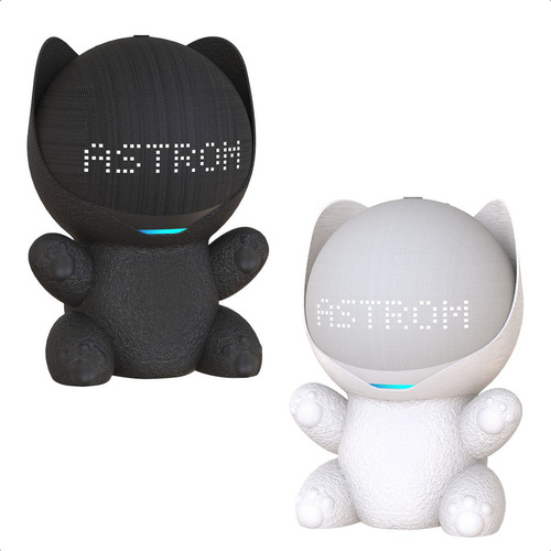 Suporte Gato Gatinho Compatível Com Echo Dot 5 E 4 Geração
