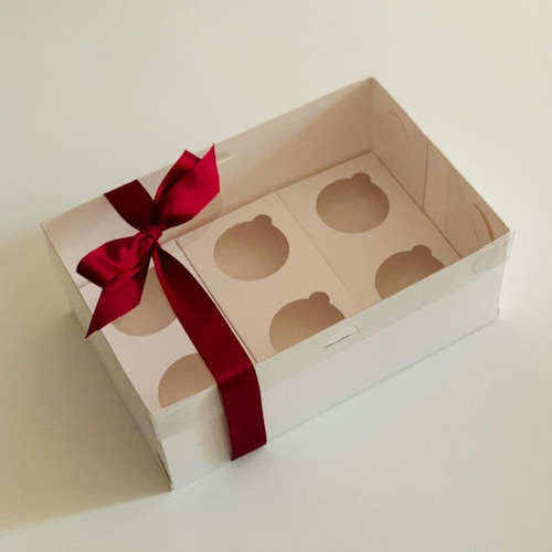 Caja Para 6 Cupcakes 26x17x10 Tapa Acetato (10unid)