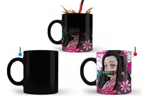 Taza Mágica  Nezuco Kamado Demon Slayer - Termosencible