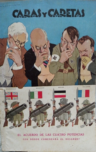 Caras Y Caretas N° 1812 Junio 1933 Contratapa Salida A0419 (Usado)