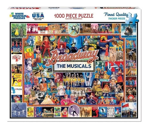 White Mountain Puzzles Broadway - Puzzle De 1000 Piezas