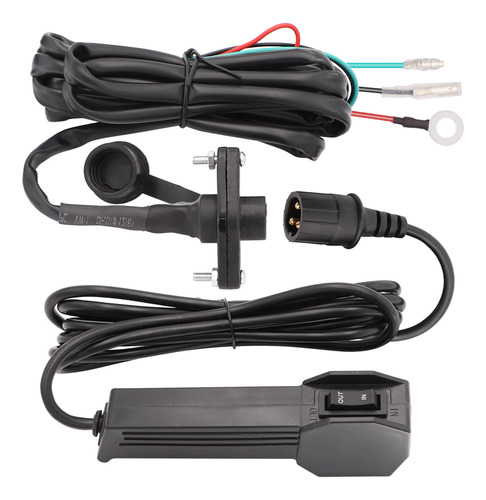 Kit De Control Remoto Con Cable De Cabrestante De 12 V Para