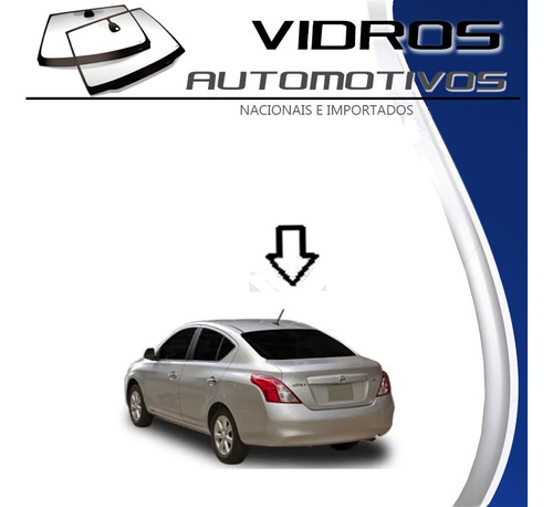 Vidro Vigia Nissan Versa Flex 2011 2012 13 14 15 16 17 18 19