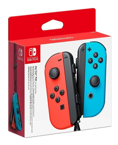 Joystick Joy Con Neon Red Blue - Nintendo Switch - Original