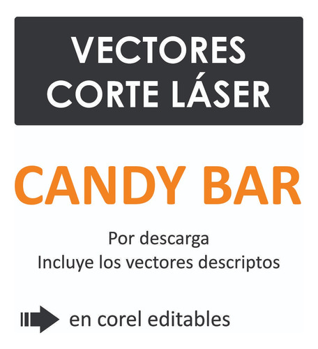 Candy Bar Vectores Corel 5 Por Descarga!