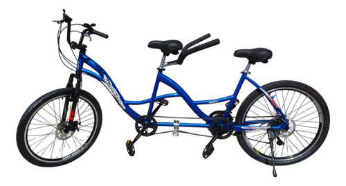 Bicicleta Dupla De Alumínio Aro 26 C/ Câmbio 21 Velocidades