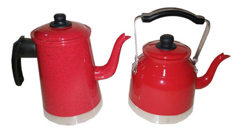 Conjunto Bule 1.7l, Chaleira 1.7l Vermelho Pigmentado Belmar