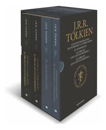 Estuche Tolkien 2 (silmarillion, Cuentos Inconclusos, Hª Tierra Media 1 Y 2)