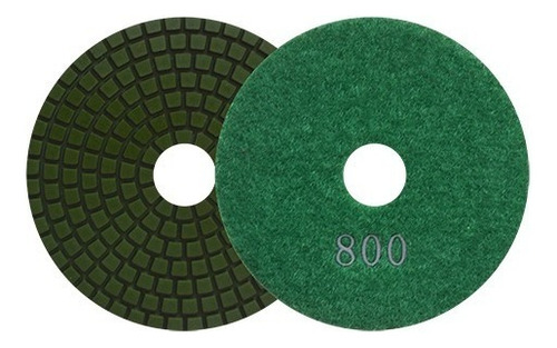 Pad De Diamante Para Pulido Grano 800 Austromex Aus-2764 Color Verde