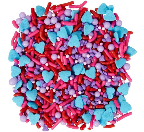 Sprinkles Wilton 112gr San Valentin  Heart Mix 710-3627