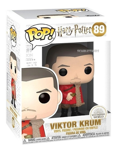 Funko Pop Harry Potter Viktor Krum 89 Original Scarlet Kids
