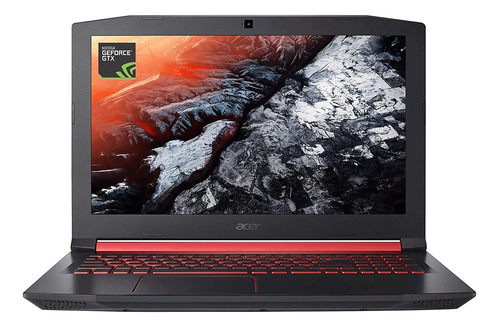Notebook gamer  Acer Aspire Nitro 5 AN515-54 negra y roja 15.6", Intel Core i5 9300H  8GB de RAM 1TB HDD 128GB SSD, NVIDIA GeForce GTX 1650 60 Hz 1920x1080px Linux Endless