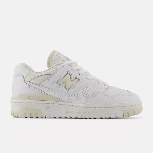 Tenis Mujer New Balance 550 Casuales Comodos Blanco Suela