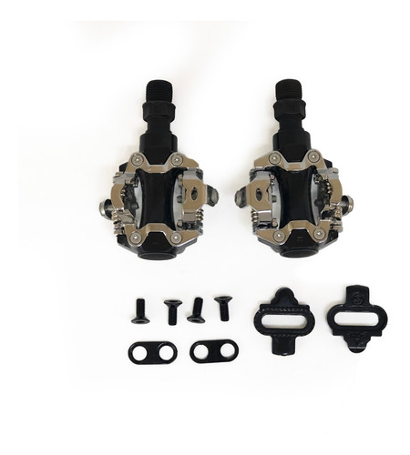 Pedales De Contacto Grapa Doble Para Bicicleta Mtb