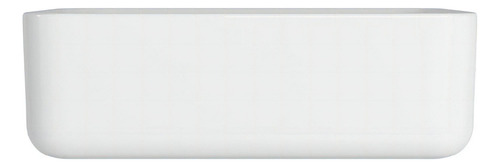 Cuba Deca Semiencaixe Retangular 40cm L63040 17 Branco