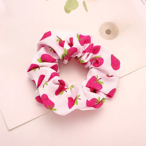 12 Scrunchies Liga Para El Pelo De Flores Accesorios Cabello