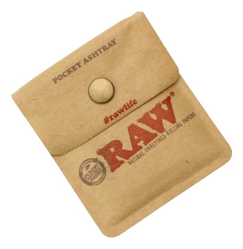 Raw Cenicero Portátil De Bolsillo Para Llevar A Lados Color Beige