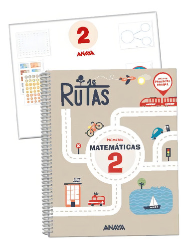 Matematicas 2ãâºep Andalucia 23 Rutas, De Aa.vv. Editorial Anaya Educación, Tapa Blanda En Español