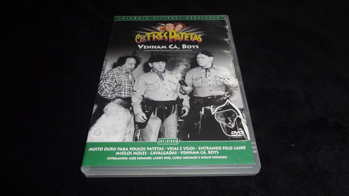 Dvd Os Três Patetas - Venham Cá , Boys - Original