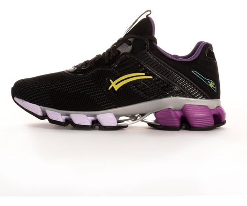 Tenis Para Correr Karosso 6327 Negro Morado Hecho En México