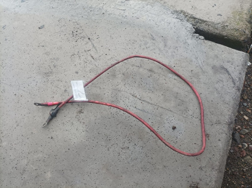 Cable Corriente Tierra Automotriz Bateria Rojo 3/4 1.30m