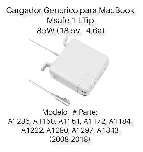 Cargador Generico Nuevo Para Macbook Pro 15  17  85w Masafe1