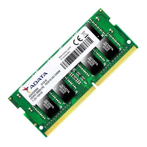 Memoria Ram Adata Ddr4 8gb Pc4-21300 2666mhz Sodimm Mac