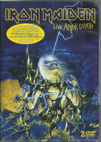Imagen 1 de 1 de Iron Maiden Live After Death 2 Dvd Nuevo Importado Dickinson