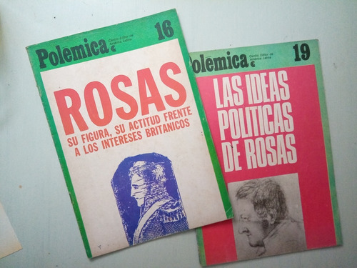 Juan M. De Rosas Rev Polémica N° 16 Y 19 ' 1970 (Usado)