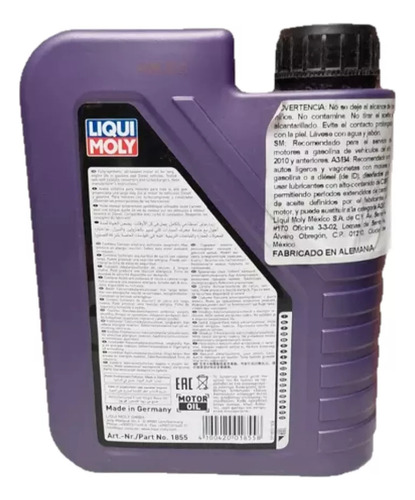 Liqui Moly Aceite Synthoil High Tech 5w-40 1 Litro