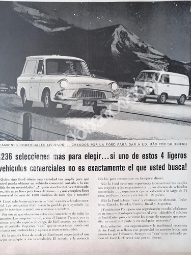 Cartel Retro Autos Y Camiones Ford 1960 /470