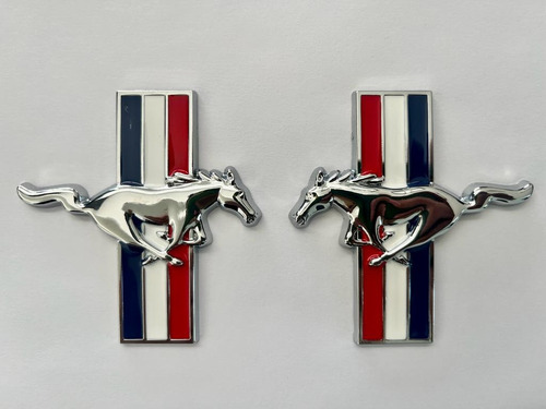 Mustang Caballo Pony Salpicadera Accesorio Metalico Cromado