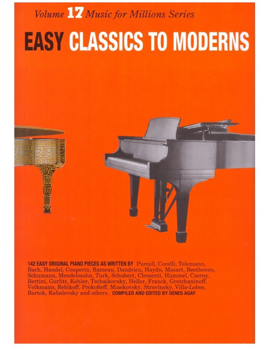 Easy Classics To Moderns: Volume 17 Music For Millions Serie