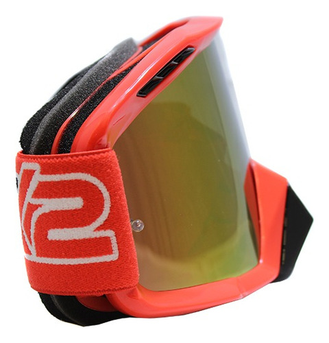 Gafas Para Motociclistas (goggle) Techx2 Rojo C/ Mica Torna