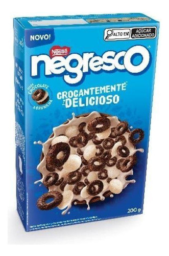 Cereal Matinal Nestlé Negresco 200g Crocante E Delicioso