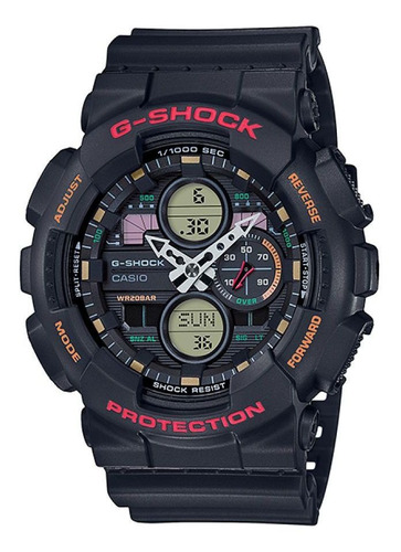 Reloj Para Hombre G-shock Ga-140-1a4dr Negro