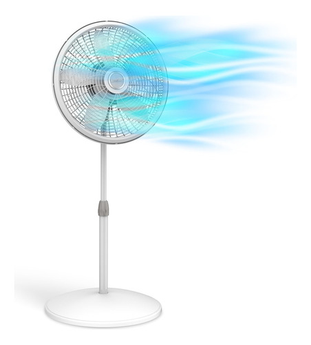 Ventilador Ajustable De Pedestal Oscilante  De Lasko, 18