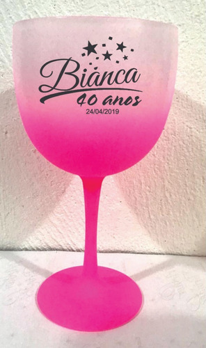 Imagem 9 de 10 de 30 Taça De Gin 580 Ml Degradê E Personalizada Com 1 Cor
