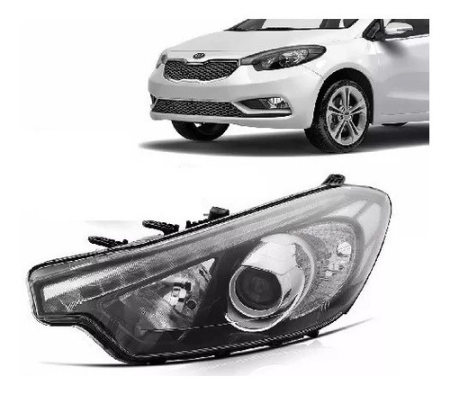 Farol Cerato 2014 2015 2016 Foco Duplo Led Esquerdo