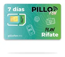 Comprar Pillofon Sim Recargable Rifate 10gb + Redes 7 Días Chip 