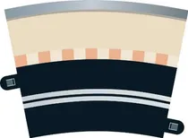 Comprar Curva De Carril Único De Pista Digital De Scalextric C7017