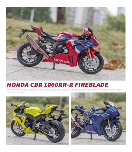 Honda Fireblade Cbr1000rr-r Sp Miniature Metal Motocicleta