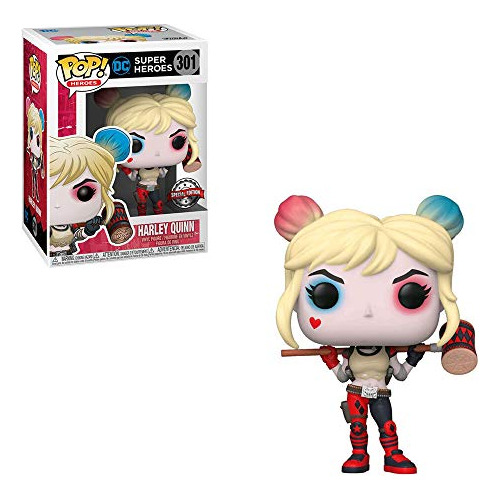 Funko Pop! Dc Comics Harley Quinn Con Mazo En Los Hombros Ex