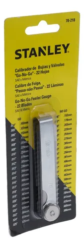 Calibrador De Bujías Y Válvulas Go-no-go Stanley 78-218